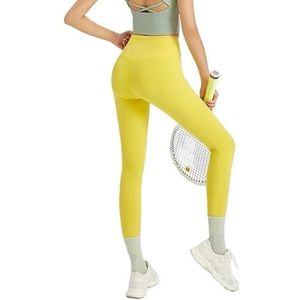 OXOLAMRIN Yogalegging voor dames, meerkleurig, verschillende maten, Style3cream Yellow, S