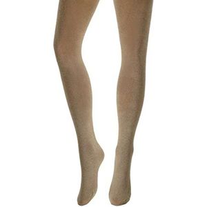 OVISSA Italiaanse dikke panty voor vrouwen acrylwol 180 denier zachte ondoorzichtige panty voor vrouwen, dames elastische effen panty met versterkte sterke teen tailleband, panty's maten S-XL, Cappuccino, XL