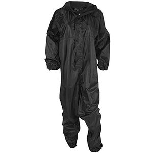 Barabesty Mode Motorfiets Regenjas/Siamese Regenjas/Overalls Mannen en Vrouwen Fission Regenpak Regenjas Maat XL Zwart