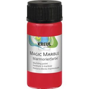 KREUL 73205 Magic Marble marmeren verf, 20 ml, rood