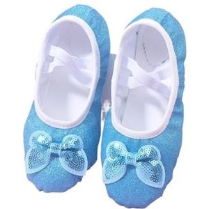 Balletschoenen voor meisjes, kinderen, dansschoenen, professioneel canvas, zachte zool, glanzend, ballet, dans, meisjes, vrouwen, ballet, yoga, gym, dansschoenen (D,33)