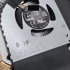 Laptop CPU GPU koellichaam ventilator koeler voor Clevo NV4RN 6-31-NV4RN-102 MQPP FQK7 DFSCK22151814 FQK6 DFSCK22D05883S DC 12V 1A(Only GPU fan)