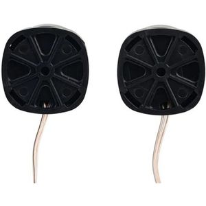 Tweeter auto Tweeters voor auto 2 stuks 12V 4Ω 500W kleine ronde luidspreker audio muziek stereo super krachtige luide zwarte dome tweeter kit universeel