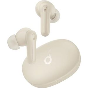 Soundcore by Anker P2 Mini, volledig draadloze oordopjes, 10mm-drivers met veel bas, aangepaste EQ, Bluetooth 5.2, 33u speeltijd, USB-C voor snelladen, klein formaat voor pendelen, werk(Wit)