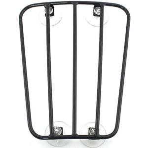 Bagagerek Achter Voor Bonneville Voor Thruxton 900 T100 T120 Motorfiets Brandstoftank Bagagerek Aero Pakketrek met Zuignappen(Silver)