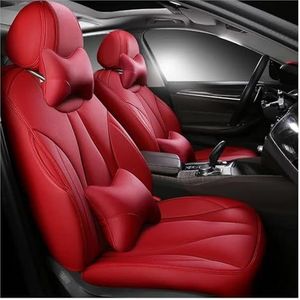 Stoelhoezen Autostoel Cover 7 Zetels Voor Mercedes Voor Benz Voor GL GLS450 GLS550 GLS350 GLS350d GLS400 GLS500 GLS320 Auto Cover Seat Protectors Autostoelhoezen (Color : RED LUX)