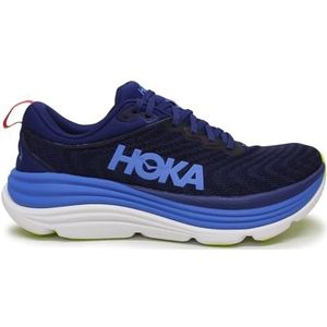 Hoka Gaviota 5 Running Schoenen Man Blauw Wit