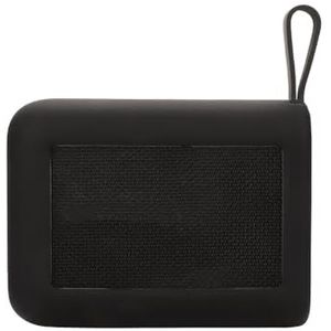 Voor Redmi Portable BT Speaker beschermhoes Siliconen hoes Drop-proof en stofdicht Speaker beschermhoes (zwart)