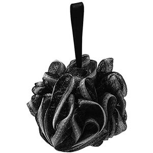 tinysiry Badspons Douche Loofahs, Super Zachte Nylon Bad Scrunchies Body Wash Puff Pack, Douche Exfoliërende Scrubber Badkamer Benodigdheden (Zwart)