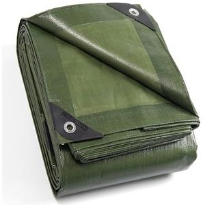 GUARD SHIELD Afdekzeil, met inslagringen, waterdicht, 4 m x 4 m, groen, zeildoek, 160 g/m², afdekzeil, multifunctioneel zeil, scheurvast, uv-gestabiliseerd, schimmelbestendig