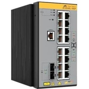 AT-IE340L-18GP-80 | 16 x 10/100/1000T PoE, 4x 100/1000X SFP, -40°C to 65°C, DIN Rail, DC external PSU Not Included