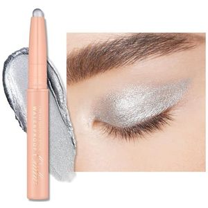 Oulac Vegan 09 Silver Heart Oogschaduw-stick, zilver metallic afwerking, waterdicht & veegvast, houdt 16 uur, crèmige zijdeachtige textuur, zilverkleurig hart