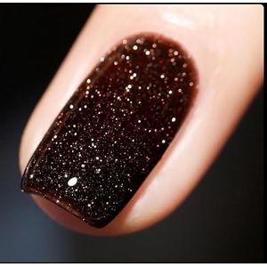 Nagellak - Diepe Rode Glitter Gel Polish - High Density - Reflective DIY
