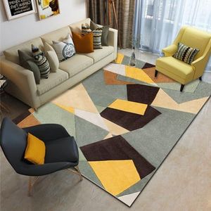 Woonkamer salontafel bank huishouden hele winkel huishouden vierkant groot tapijt modern eenvoudig huis woonkamer tapijt B,200 * 300cm