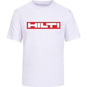 Hilti Construction Drilling Mining Men T-Shirt Unisex Male Cotton Short Sleeve Men Tops T-Shirt White T-shirts & overhemden(Large)
