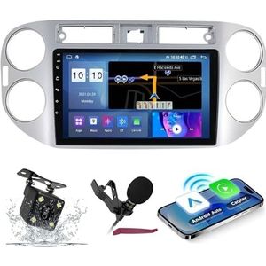 Android 14 Autoradio Navi voor VW T-iguan (2010-2016) 9 ""Schermradio met draadloze carplay Android Auto GPS Navigatieondersteuning Bluetooth 5.0 HIFI FM 5G-WiFi SWC MIC,M200s
