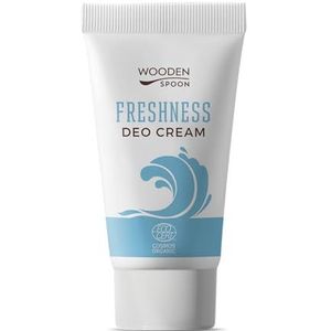 Wooden Spoon Biologische Deo Crème Sensitive – Natuurlijke Deodorant voor Gevoelige Huid, Gecertificeerd Biologisch, Zonder Aluminium, Handsfree, Uniseks – 40 ml