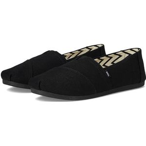 Toms Classics espadrilles voor dames, Zwart Zwart 2, 43.5 EU