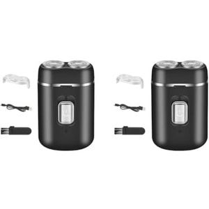 2 Set Elektrisch Scheerapparaat Scheermes voor Mannen Scheren Machine Gemakkelijk Schoon voor Reizen Thuis