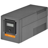 Socomec - NETYS PE NPE-1000-LCD - UPS - Zwart - 1 kVA - 4 AC-uitgangen