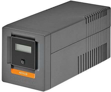 Socomec - NETYS PE NPE-1000-LCD - UPS - Zwart - 1 kVA - 4 AC-uitgangen
