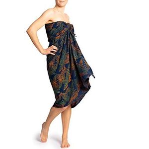 PANASIAM Sarong B808 dark leaf, L
