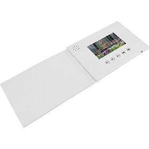 Videowenskaart, Videobrochure, Micro USB HD-videoweergave, LCD-scherm, Videowenskaart voor Middelgrote en Luxe Restaurants (4,3 inch)