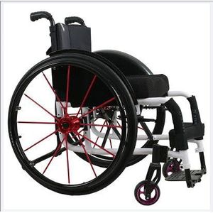 PP-Vic - Elektrische Sportrolstoel - Opvouwbaar - Aluminium - Rood - 38 cm/15 inch