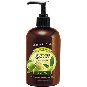 Lisa Rachel Conditioning Cleanser Shampoo w/Olive Oil & Aloe for Dry Hair 12 oz.(Pack of 2) - Hydrating Shampoo & Conditioner, Sulfate Free Shampoo, Aloe Shampoo, Soft Hair, Best Moisturizing Shampoo