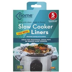 Slow Cooker Liners 5 Pack Geen rommel Gemakkelijk Schoon Wegwerp Seals In Smaak Crock