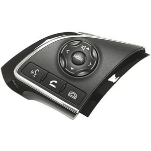 Stuurwiel Bedieningsknoppen Voor Mitsubishi Voor ASX Voor Outlander Voor Eclipse Voor Cross Zwarte Multifunctionele Stuurwielknoppen Audiovolumespeler Cruisecontrolschakelaar(Left volume button)
