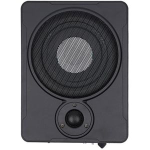 Auto-subwoofer, actieve subwoofer voor de auto, compact, 600 W, 8 inch, met kabelset, uitstekende laagfrequente prestaties, pure muziekuitgang en geluidseffecten