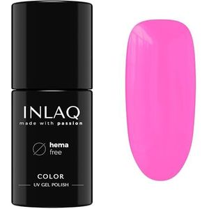 INLAQ® Gel Nagellak UV LED - Verschillende Kleuren - Gellak in Pasteltinten - Gel Nail Polish - Collectie Sweet Candies - Kleur Hot Pink 6 ml