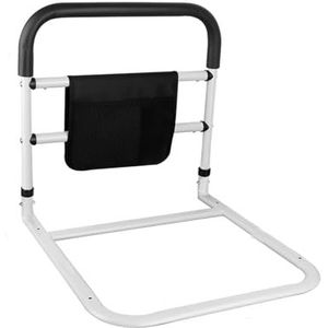 Bedrail, stabiele bedspoorbumper, bumper dubbele bed met opbergzak, opslag met grote capaciteit en gemakkelijk te gebruiken geschikt for oude mensen