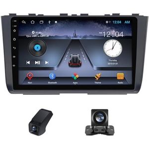 Carplay autoradio 2 Din geldt voor Hyundai Creta 2 IX25 2021 met Android Auto Bluetooth 9 inch touchscreen autoradio met FM-radio/GPS stuurwielbediening + achteruitrijcamera(X1)