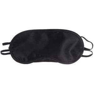 1/2/3/4 STKS Zijde Oogmasker Oogmasker Oogschaduw Zachte Blinddoek Reizen Ooglap Natuurlijke Slapen Ooglapje Slaap Masker Vrouwen Mannen (zwart, 3 stuks)
