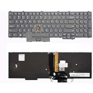 Laptoptoetsenbord voor voor Thinkpad P50 P70 P51 P71 P70S(Backlit joystick)