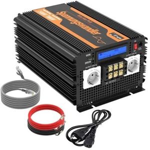 Inverter 3500w Voor Zuivere Sinusomvormer UPS-omvormer 3500w Naar 7000w-lader DC 12V AC 220V 230V Off Grid Power Converter Converter