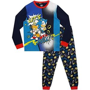 Sonic The Hedgehog Jongens Pyjama's Blauw 116