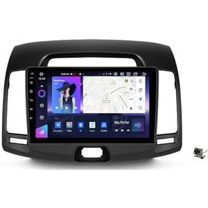 ZWCLSH Android 13 Auto Stereo compatibel met Hyundai Elantra 2006-2012 met Draadloze Carplay & Android Auto, 9 '' QLED Touchscreen Autoradio met Spiegel Link BT FM/RDS WiFi GPS SWC+Backup Camera, 3NF