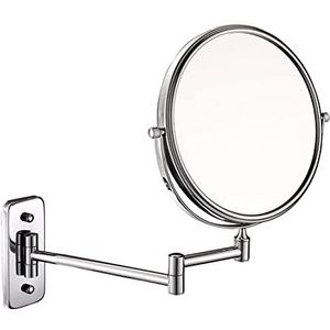 Cosmetische make-upspiegel wandmontage 8 inch cosmetische spiegel schoonheid spiegel Europese badkamer 7 keer vergroting dubbele spiegel, 1 kleur, Eén maat