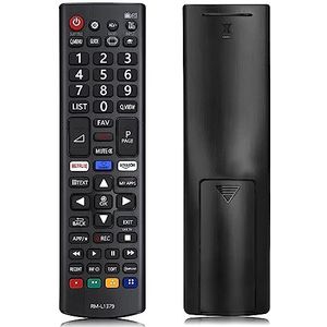 Universele afstandsbediening voor LG Smart TV RM-L1379, afstandsbediening met Netflix, Amazon, knoppen, geen configuratie nodig Afstandsbediening