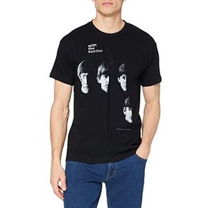 T-Shirt # M Black Unisex # With The Beatles