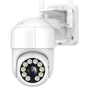 Bewakingscamera, 4G IP Camera 5MP HD PTZ Camera Buiten Draadloze Beveiliging CCTV Camera Auto Tracking Video Surveillance P2P Sim-kaart(1080P WIFI Version)