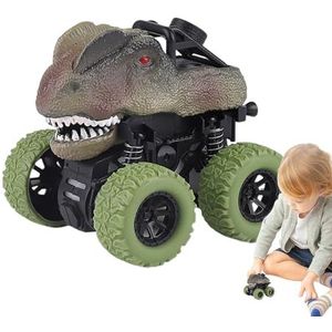 Push-and-go-auto's | Educatieve duwauto in dinosaurusvorm,Dierenautospeelgoed, wrijvingsspeelgoed voor kinderen, jongens en meisjes van 3-8 jaar, dinosaurusspeelgoed, verjaardagscadeaus voor Bittu