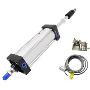 SBSSYVLMV Standaardcilinder, 50 x 250-50 cm, binnendiameter 50 mm, dubbel effect, hefhoogte verstelbaar van 200 tot 250 mm, grote schuif (SCJ50 x 250-50 CS1-F)