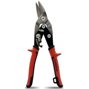 HOUSERAN - Metaalschaar - 25 cm - Rechte Snede Offset - Heavy Duty CR-MO