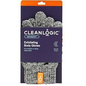 Detox Houtskool Exfoliërende Badhandschoen