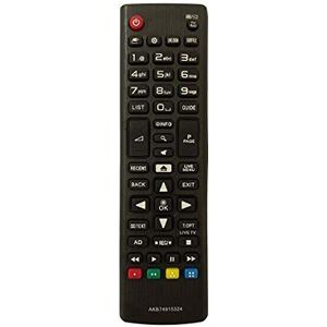 Aurabeam compatibele afstandsbediening voor LG AKB74915324 televisie