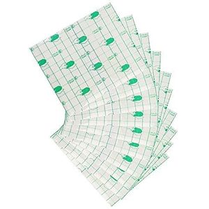 50 stuks waterdichte transparante lijm, wond dressing tape fixer gips stretch fixatie tape tattoo nazorg bandage (10 cm x 12 cm)